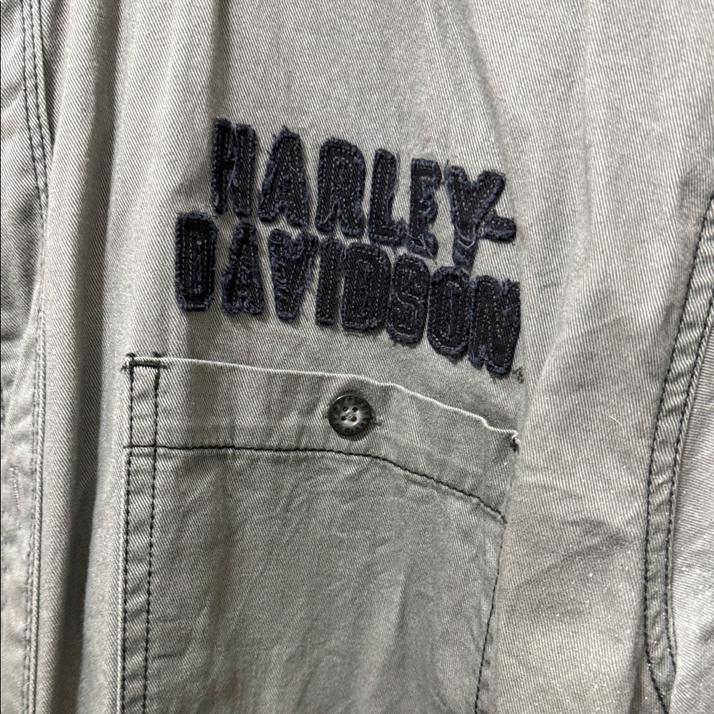 Harley-Davidson Charcoal Embroidered Shirt